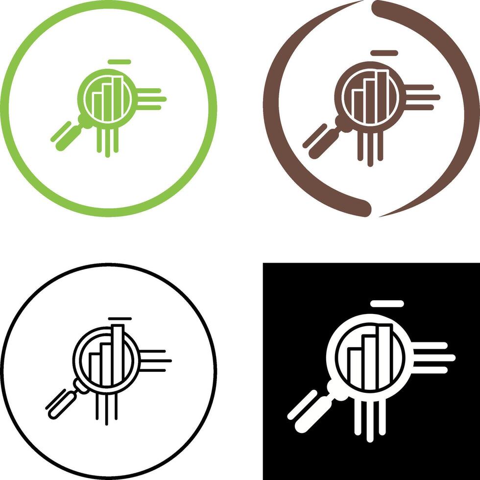 Business Analytics Icon Design vector