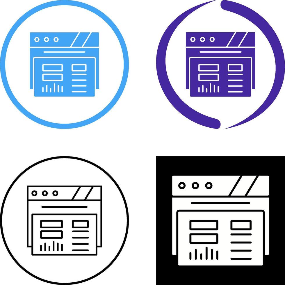 Dashboard Icon Design vector