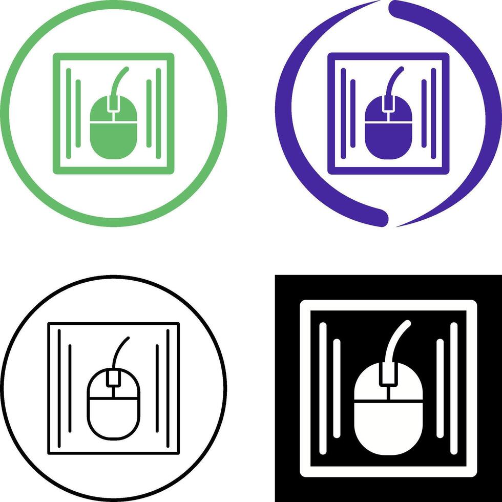 Mouse Icon Design vector
