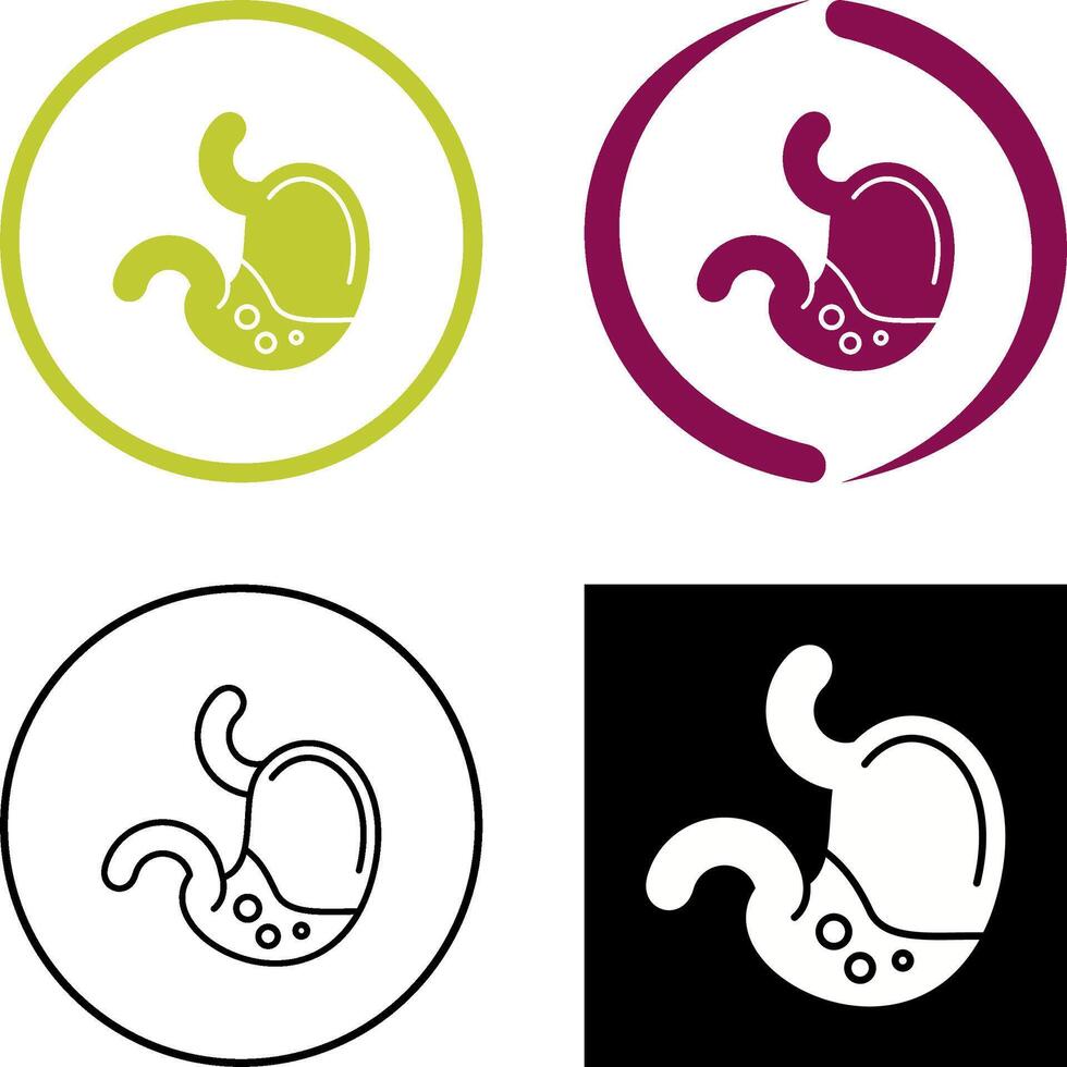 Stomach Icon Design vector