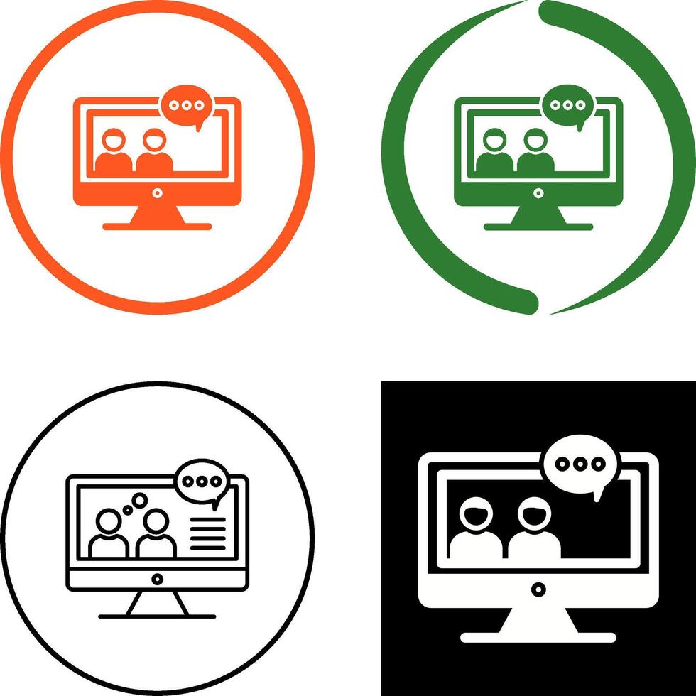 Conversation Icon Design vector