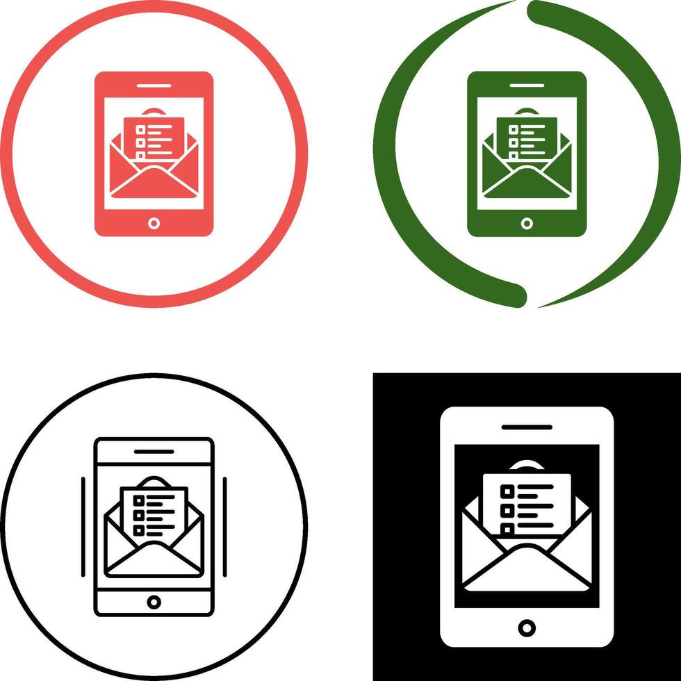 Email Icon Design vector