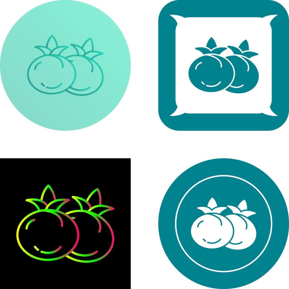 Tomato Icon Design vector