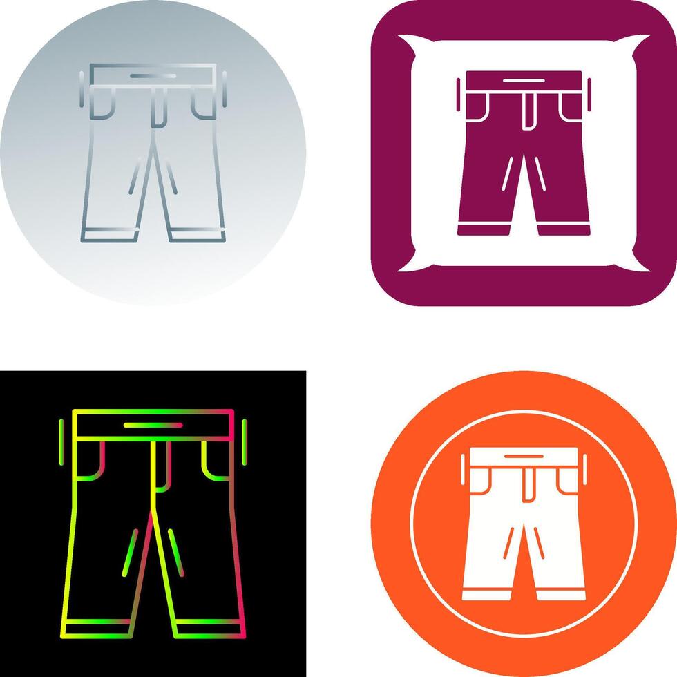 Pants Icon Design vector