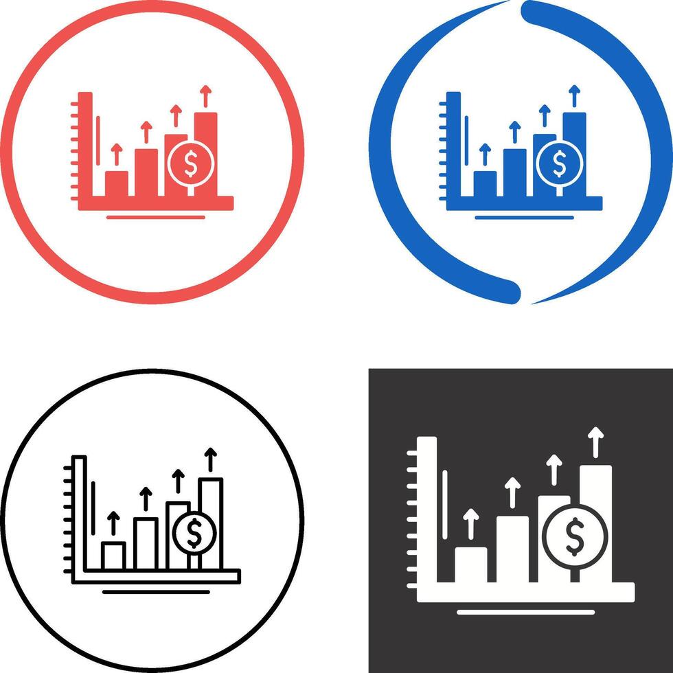 Profit Icon Design vector