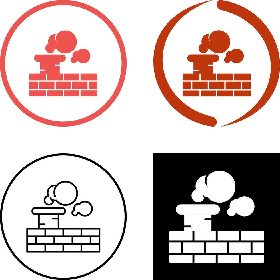 Chimney Icon Design vector