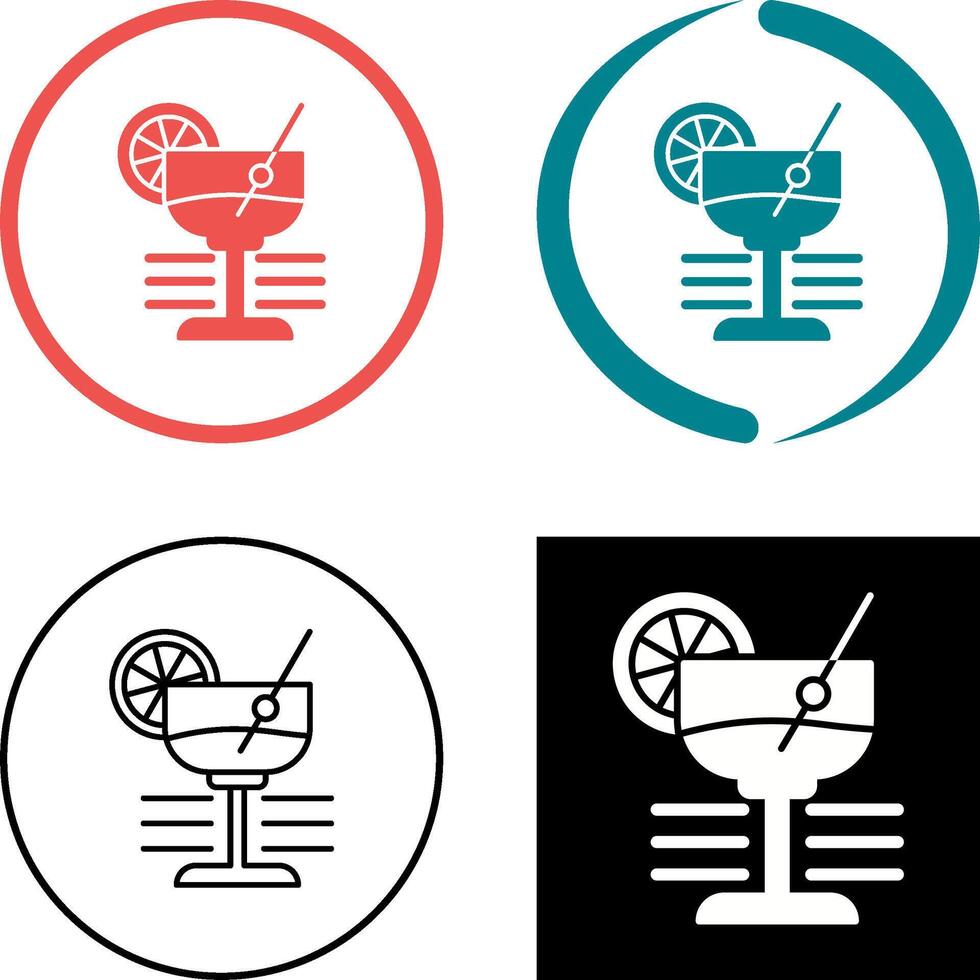 Martini Icon Design vector
