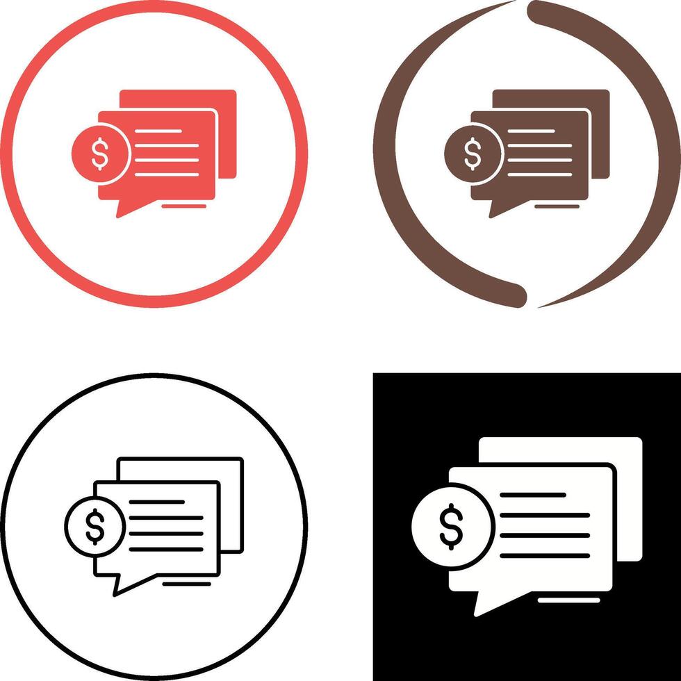 Dialog Icon Design vector