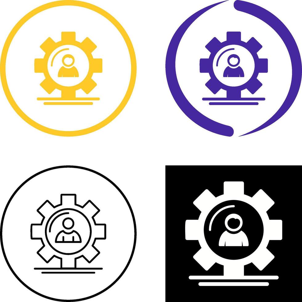 Management Icon Design vector