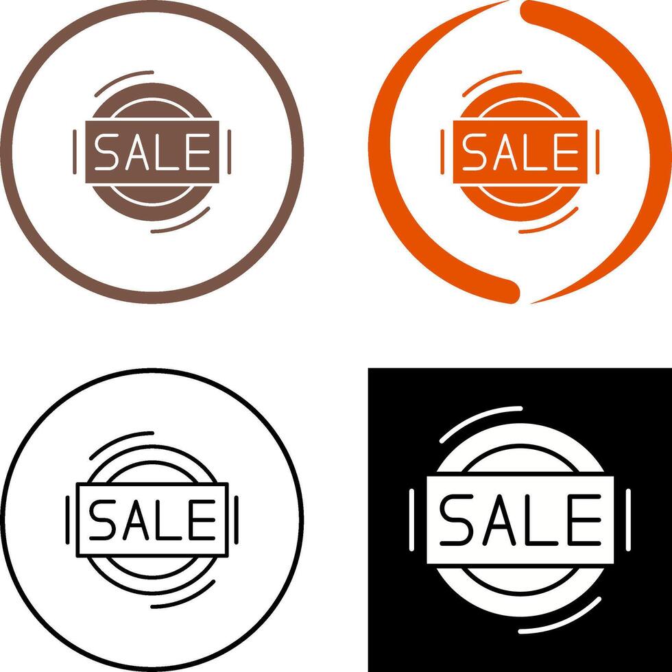 Sale Icon Design vector