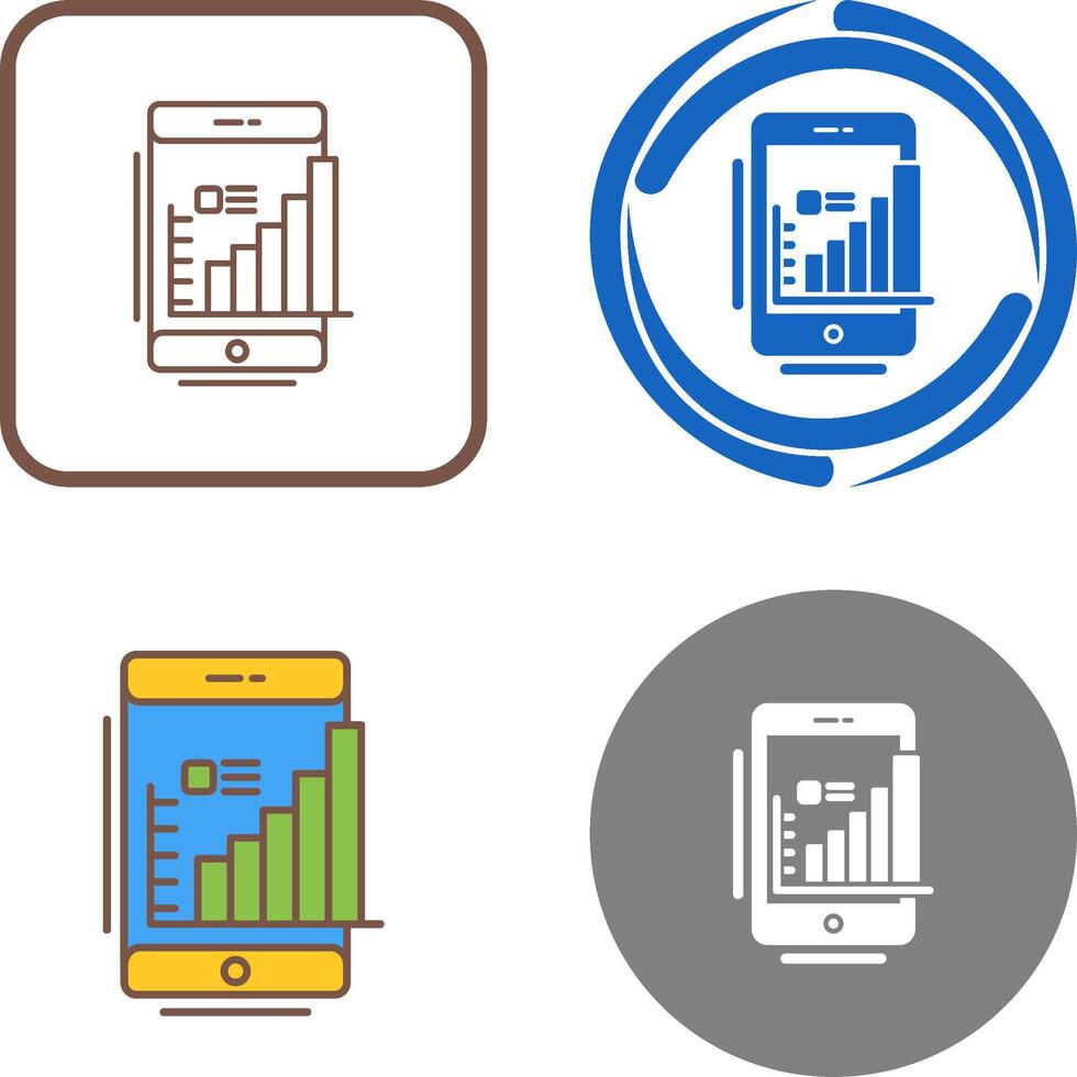 Mobile Icon Design vector