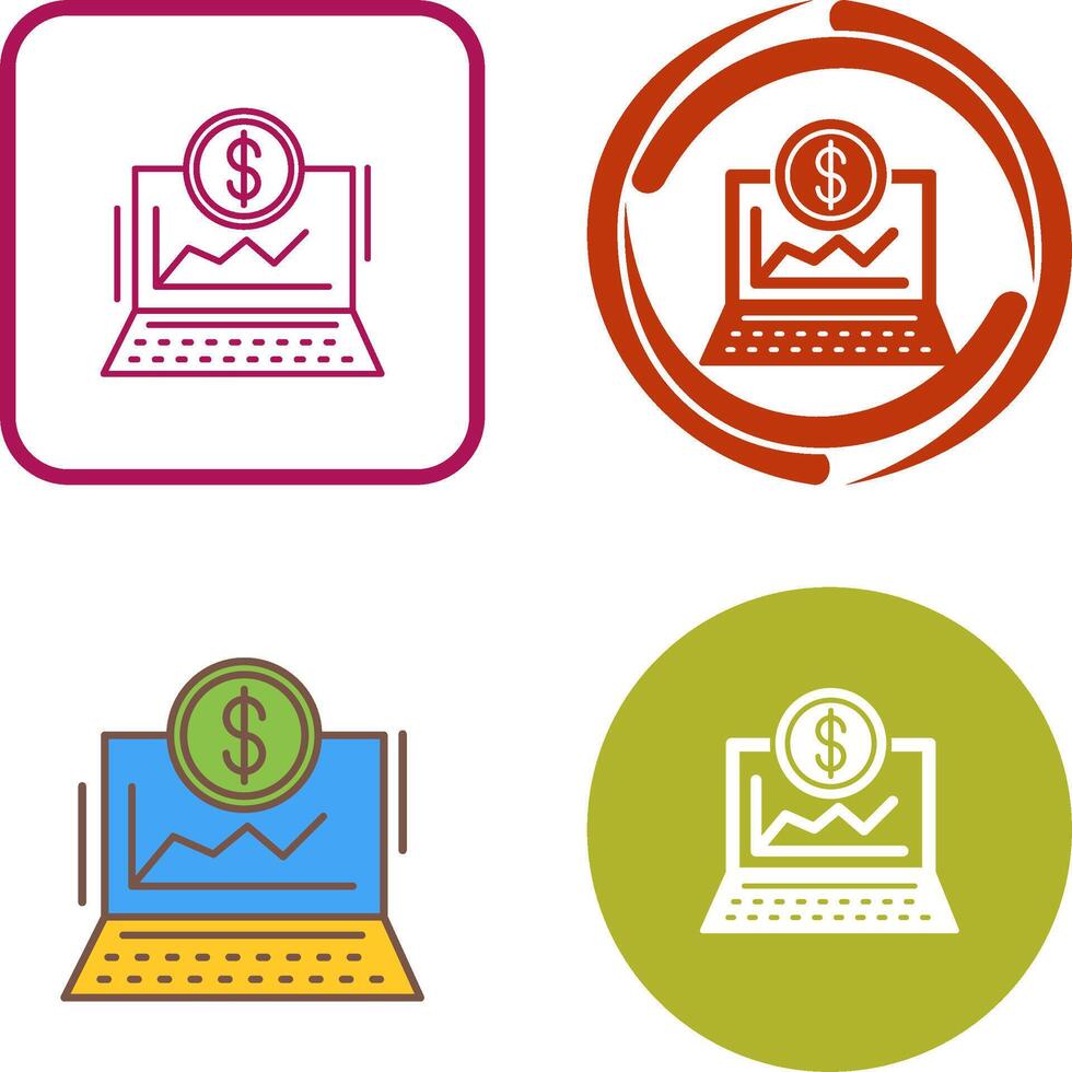 Laptop Icon Design vector