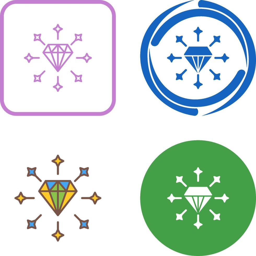 Diamond Icon Design vector