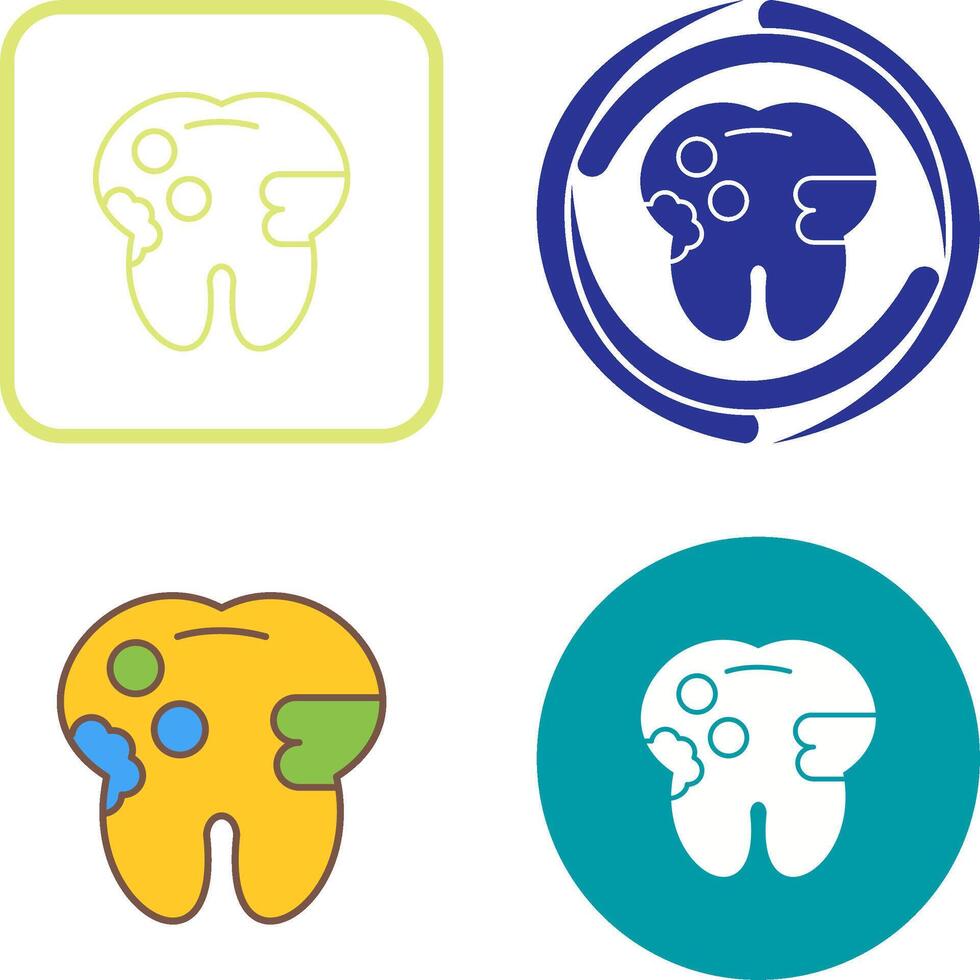 Caries Icon Design vector