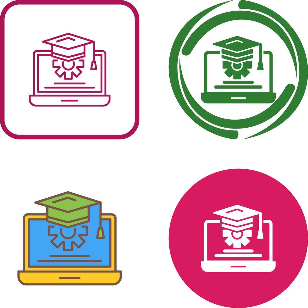 Course Icon Design vector