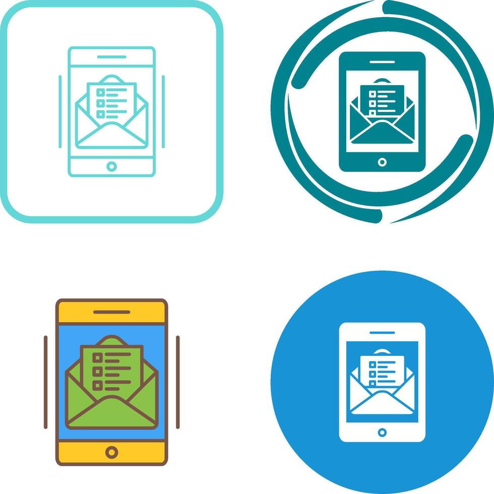 Email Icon Design vector