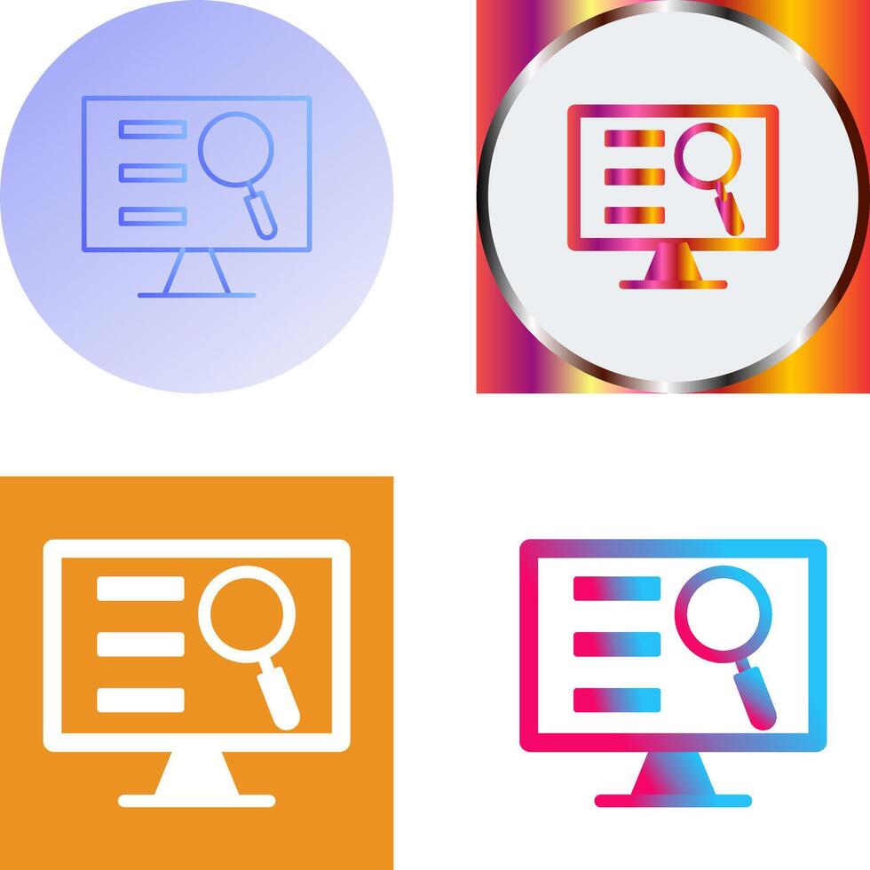 Monitor Screen Icon Design vector