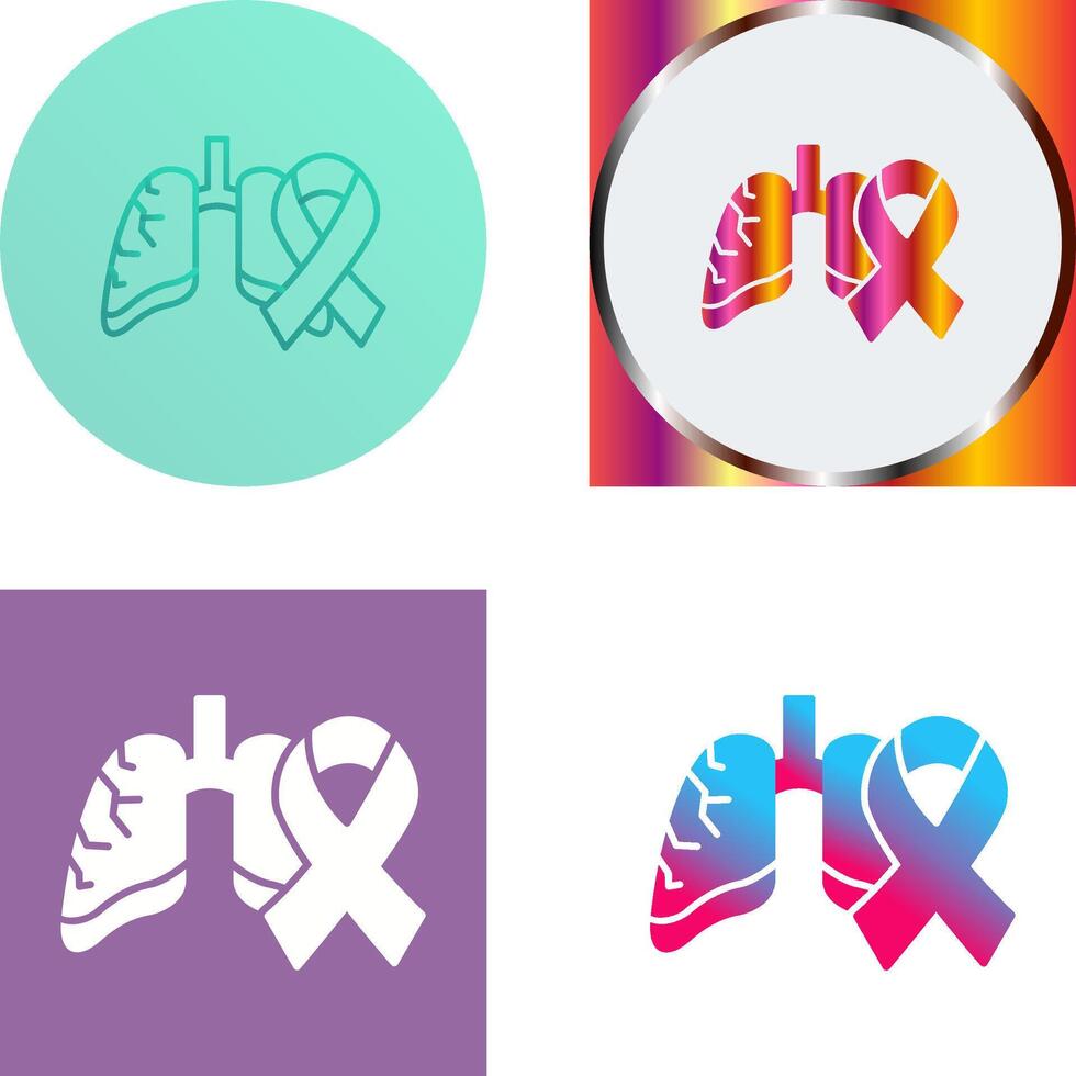 Cancer Icon Design vector