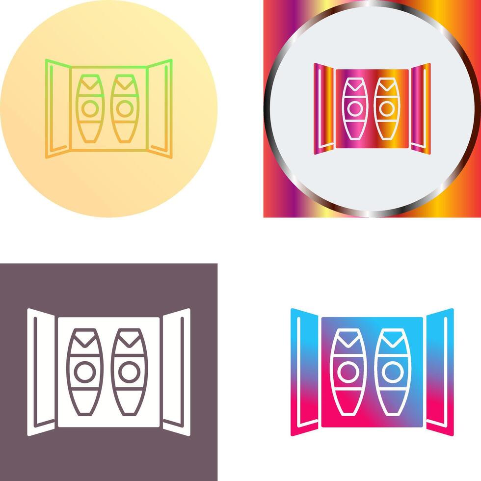Cigar Box Icon Design vector