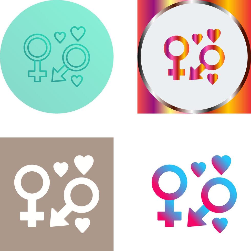 Genders Icon Design vector