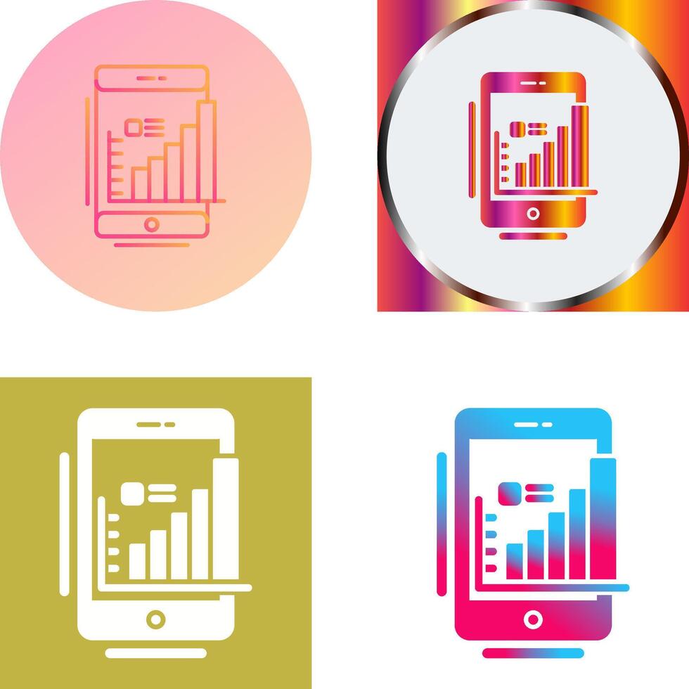Mobile Icon Design vector