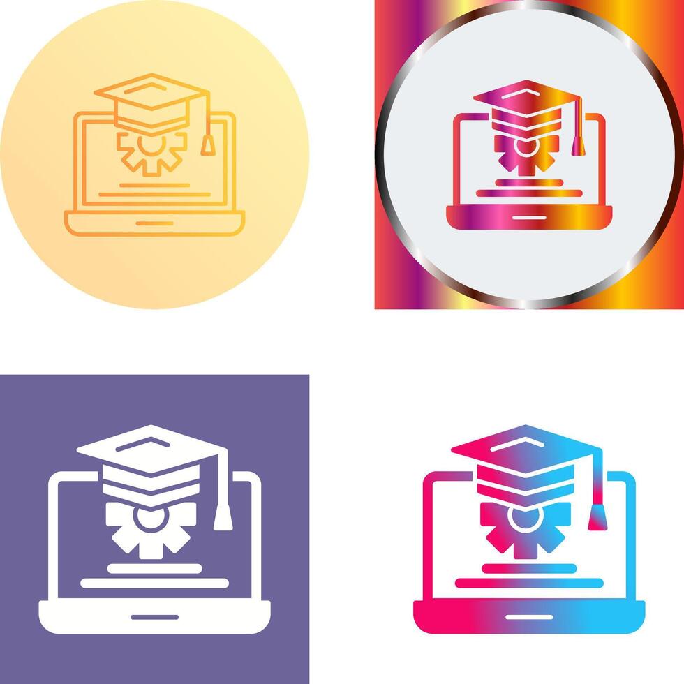 Course Icon Design vector