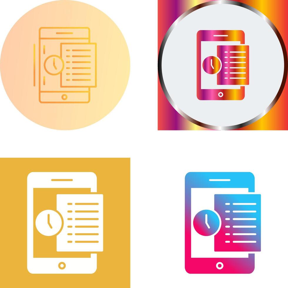 Online Quiz Icon Design vector