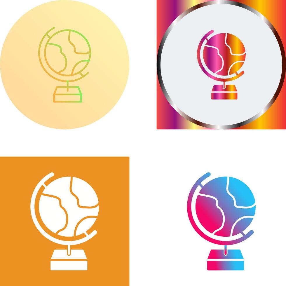 Globe Icon Design vector