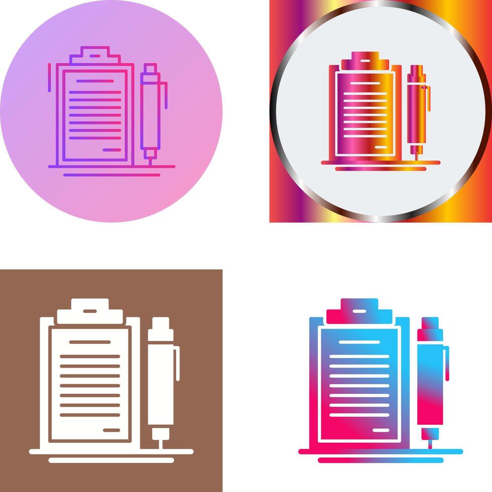 Contract Icon Design vector