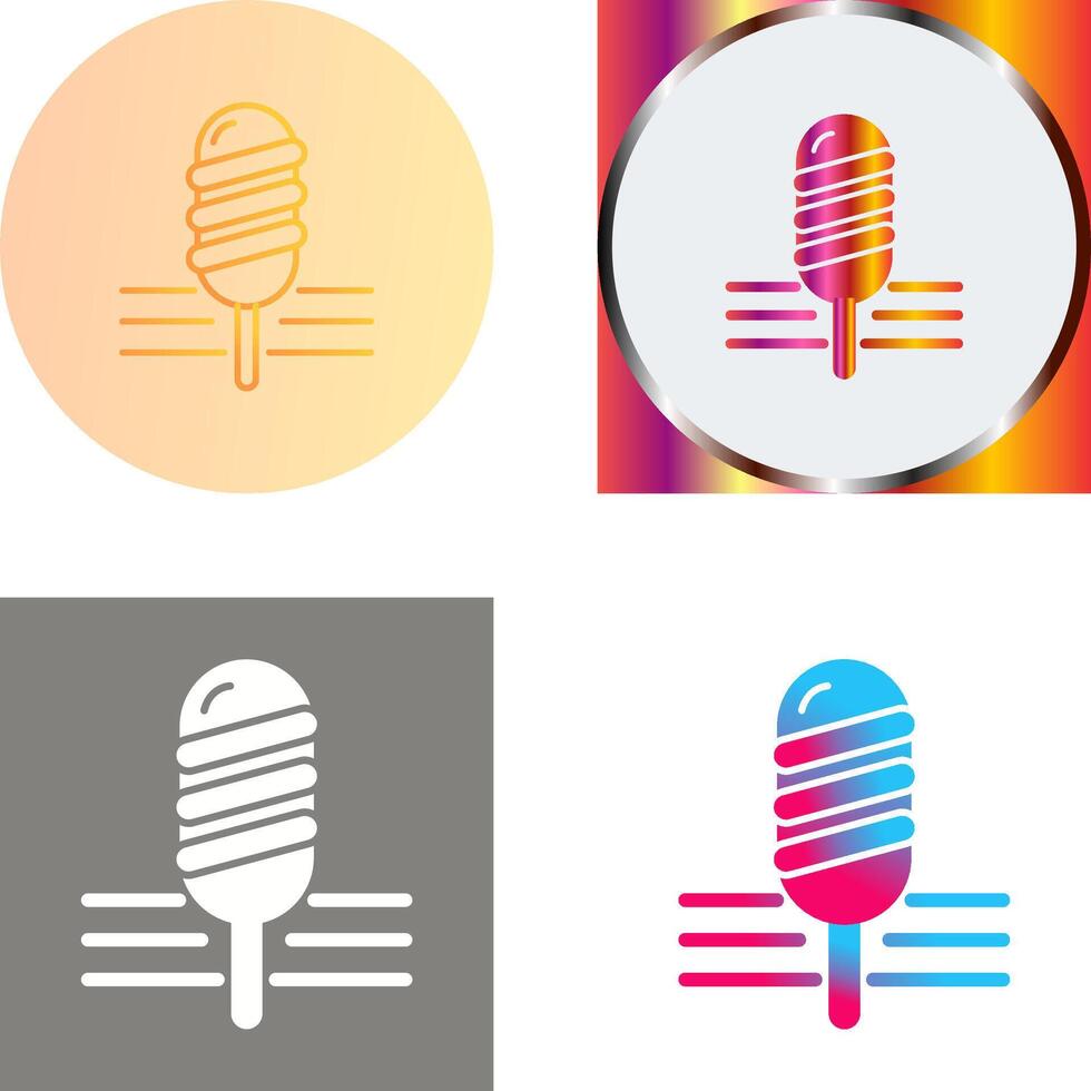 Popsicle Icon Design vector