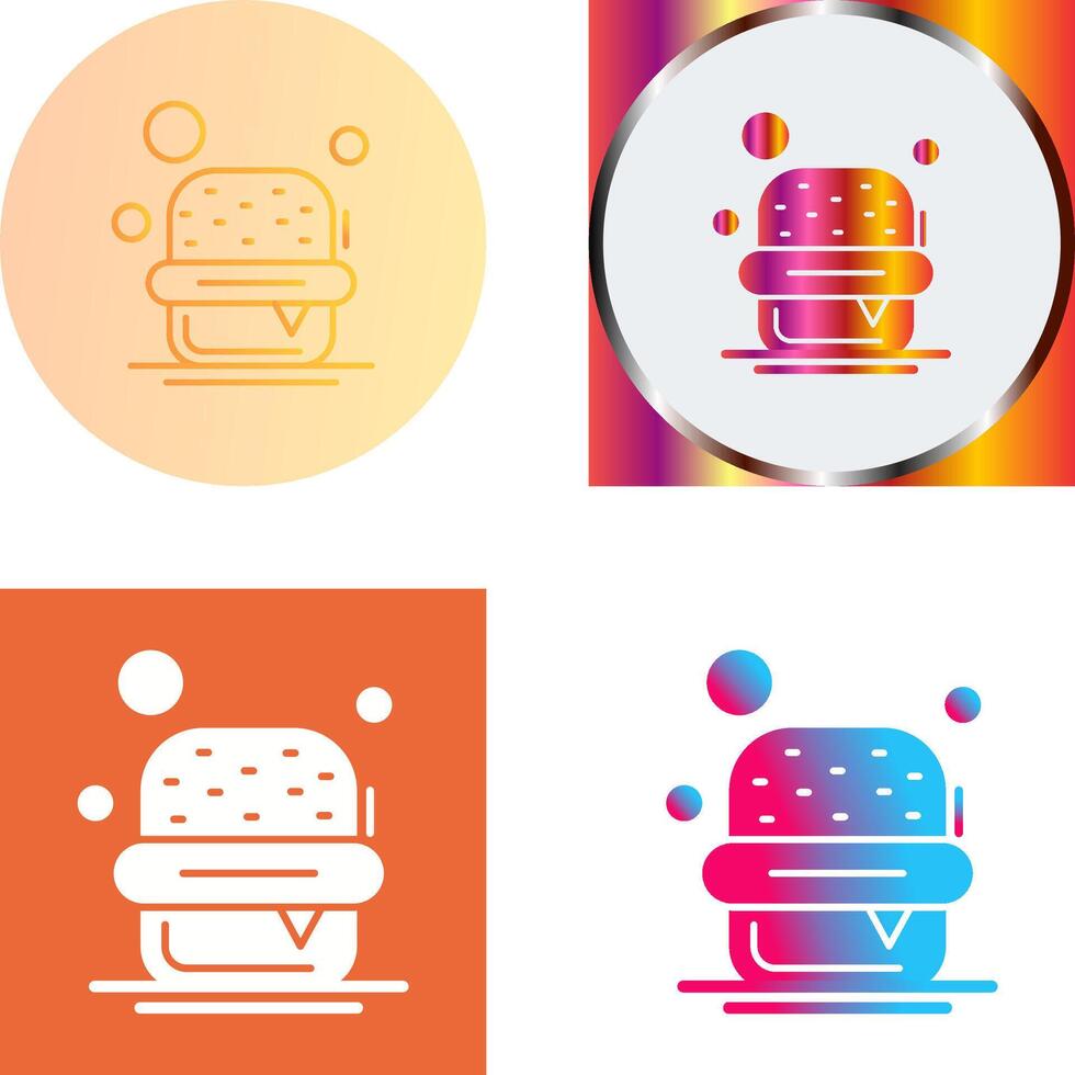 Burger Icon Design vector