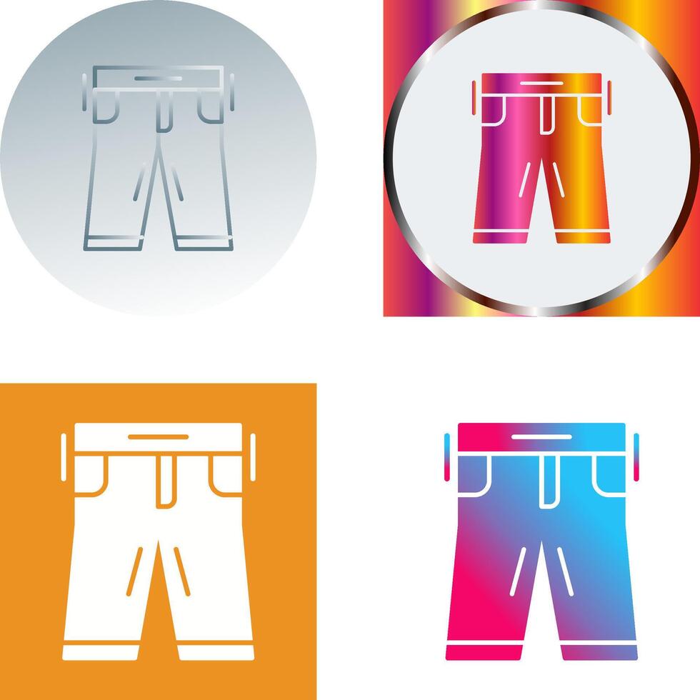 Pants Icon Design vector