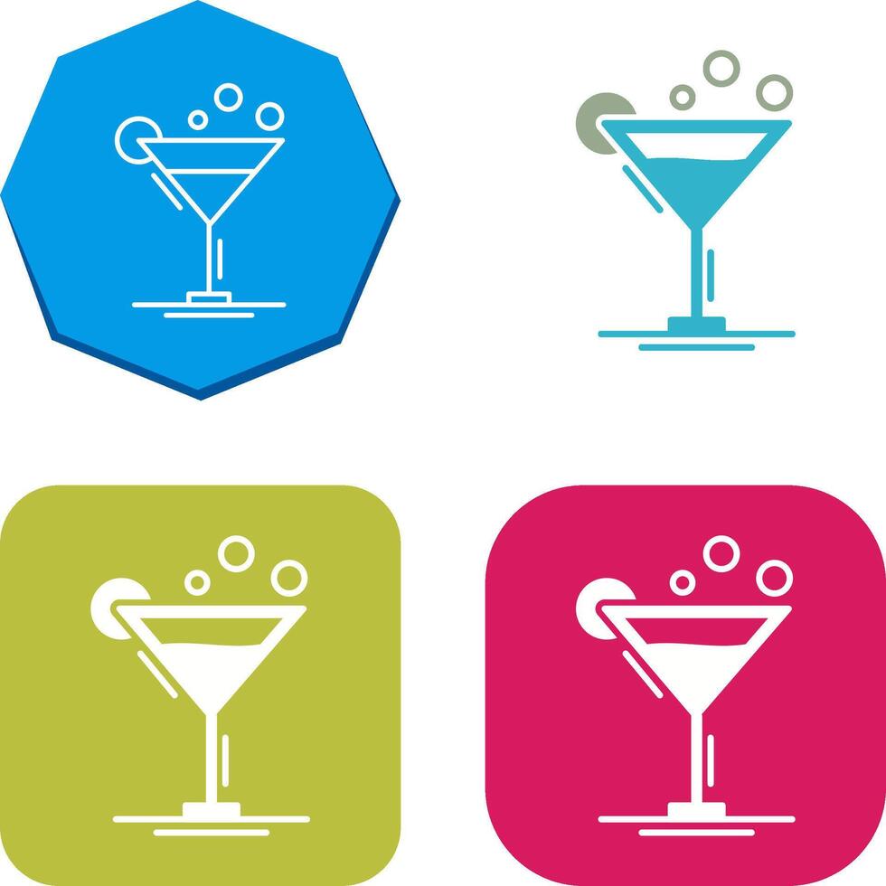 Cocktail Icon Design vector