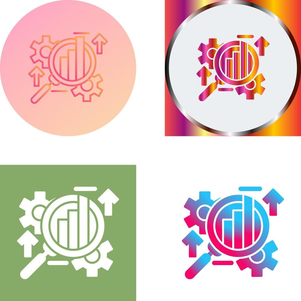 Analysis Icon Design vector