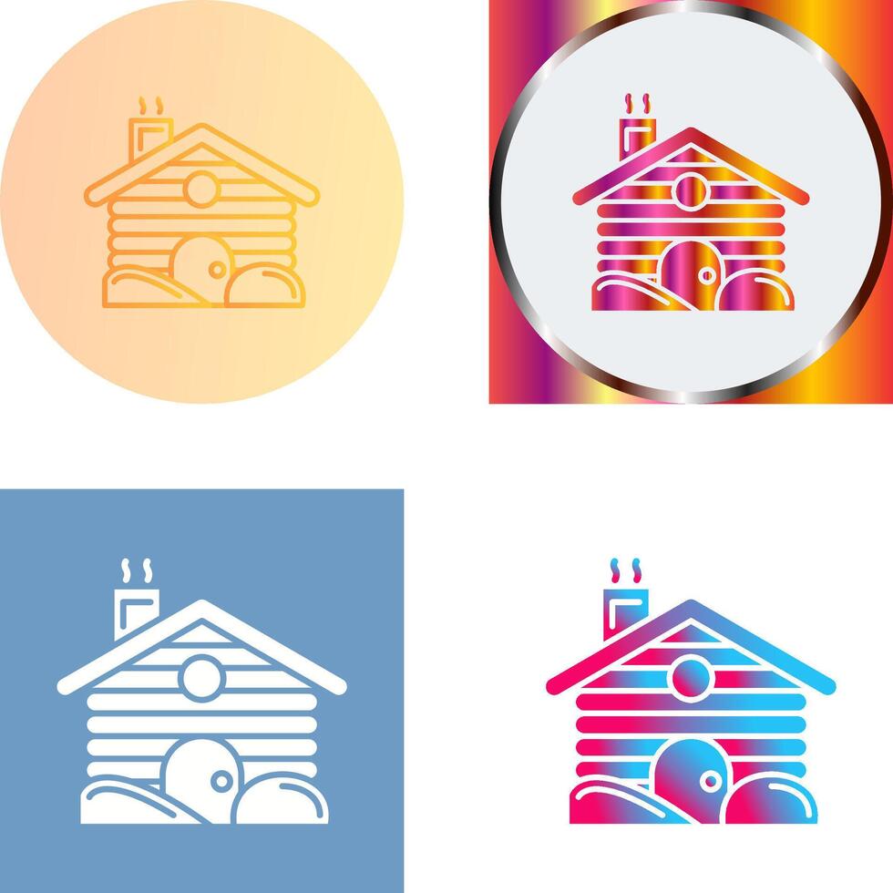 Cabin Icon Design vector