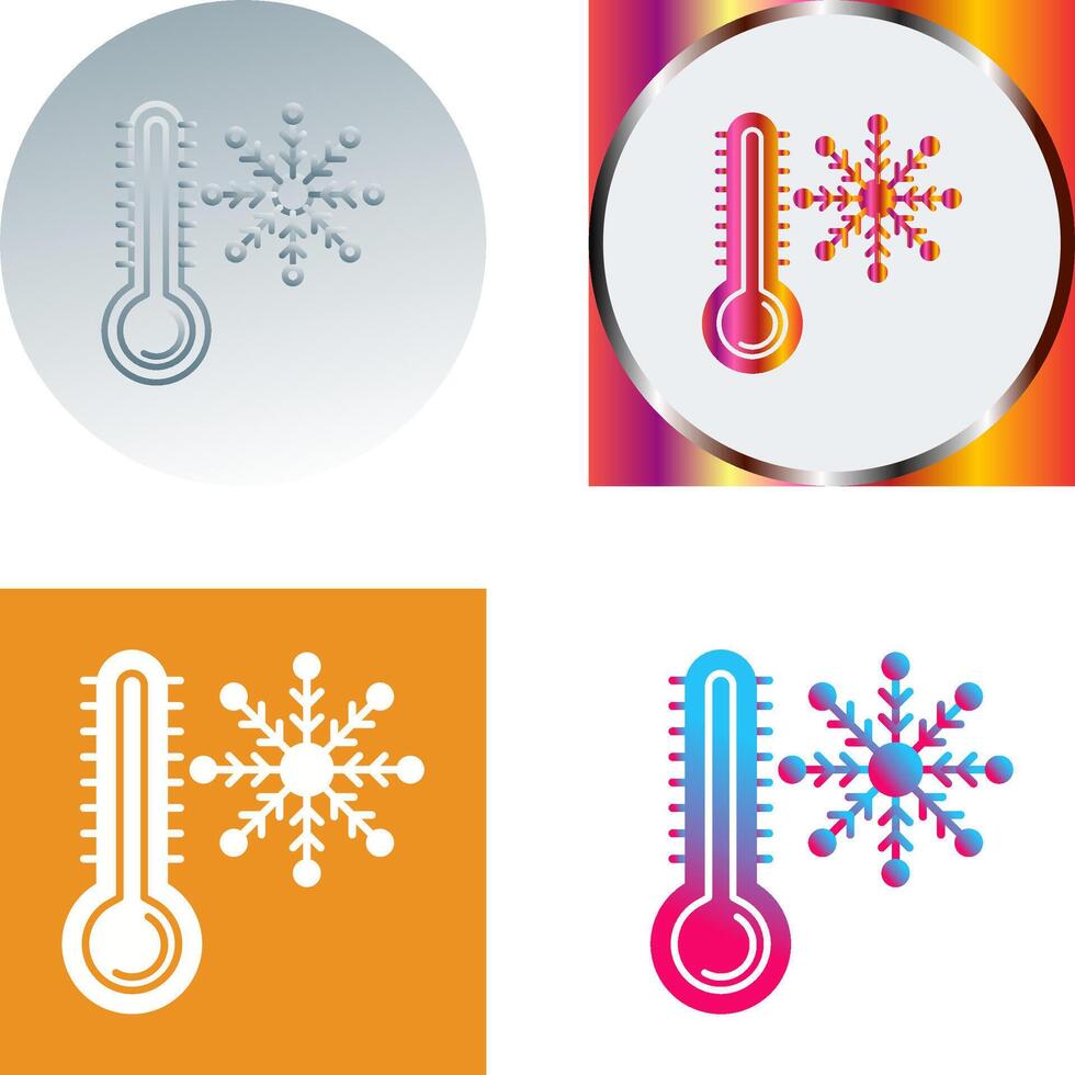 Cold Icon Design vector