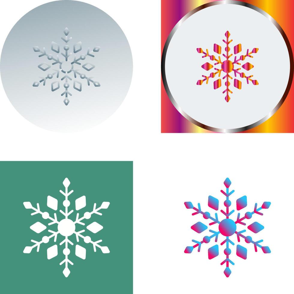 Snow Flake Icon Design vector