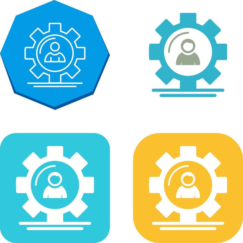 Management Icon Design vector