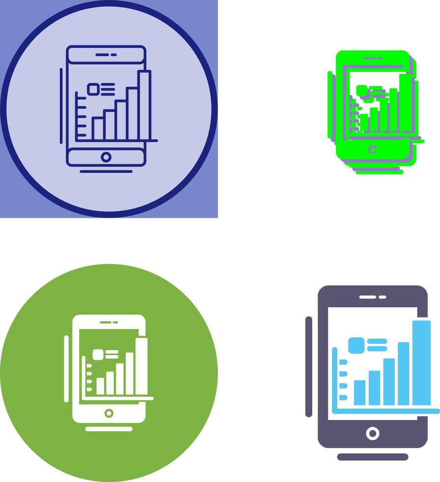 Mobile Icon Design vector