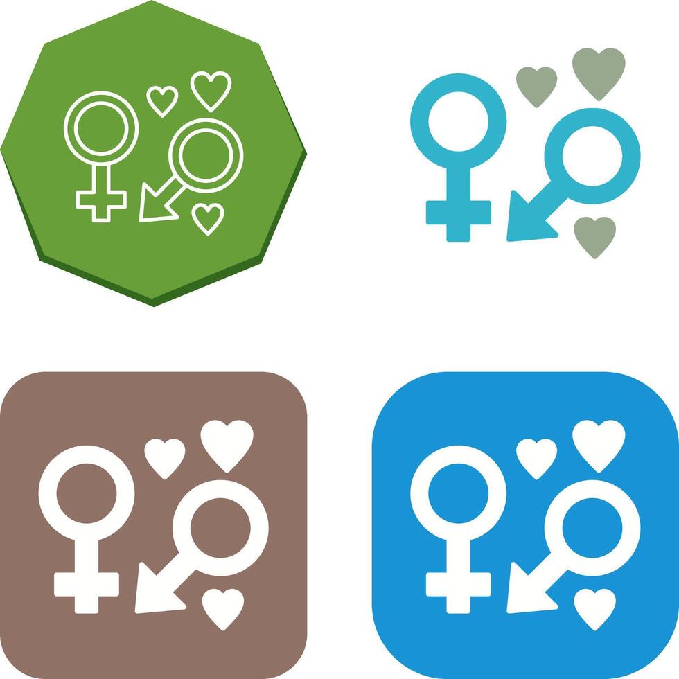 Genders Icon Design vector