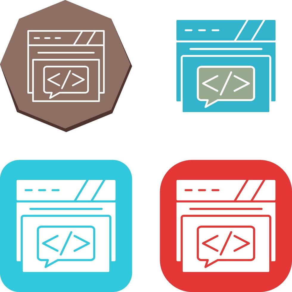 Message Icon Design vector