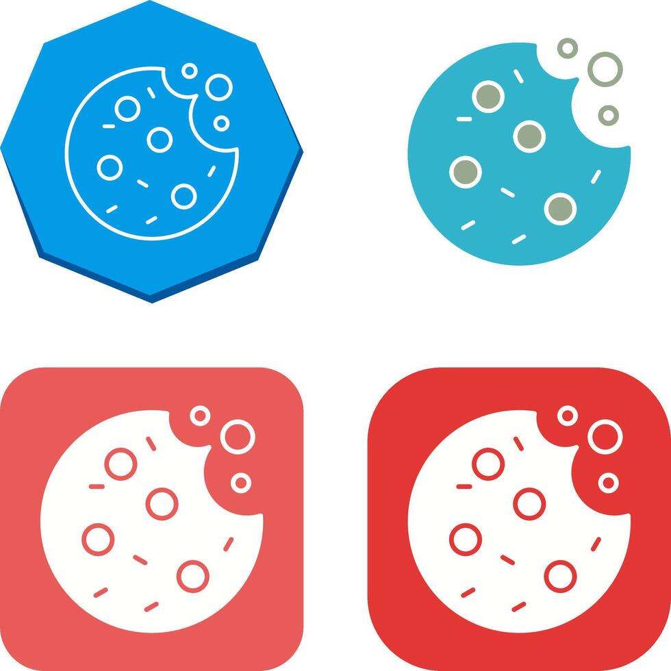 Cookie Icon Design vector