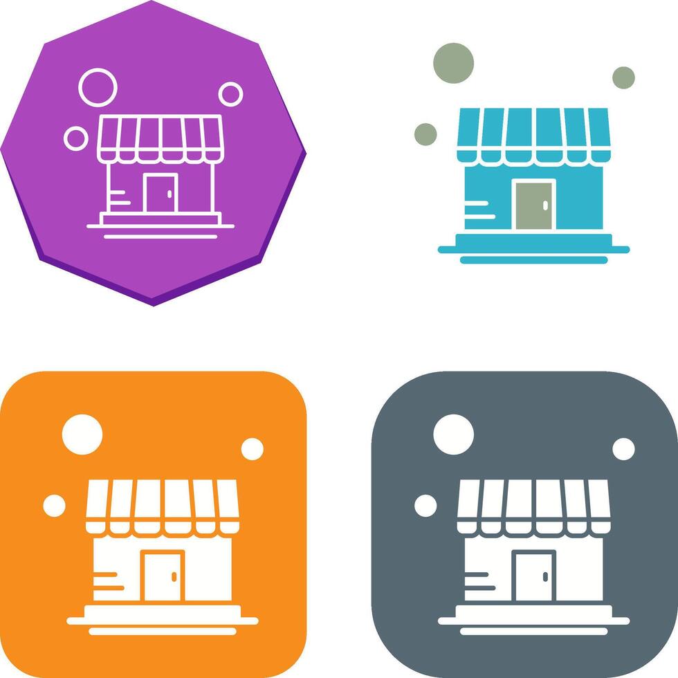 Store Icon Design vector