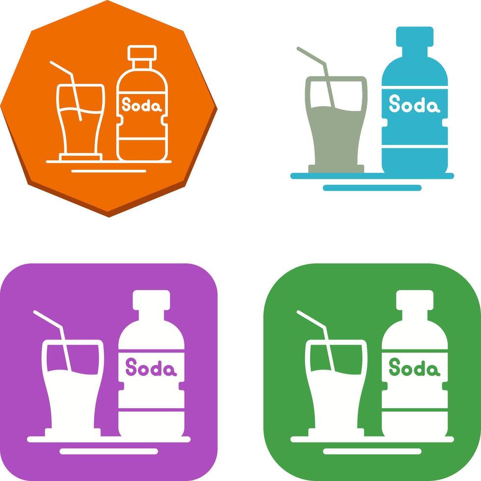 Soda Icon Design vector