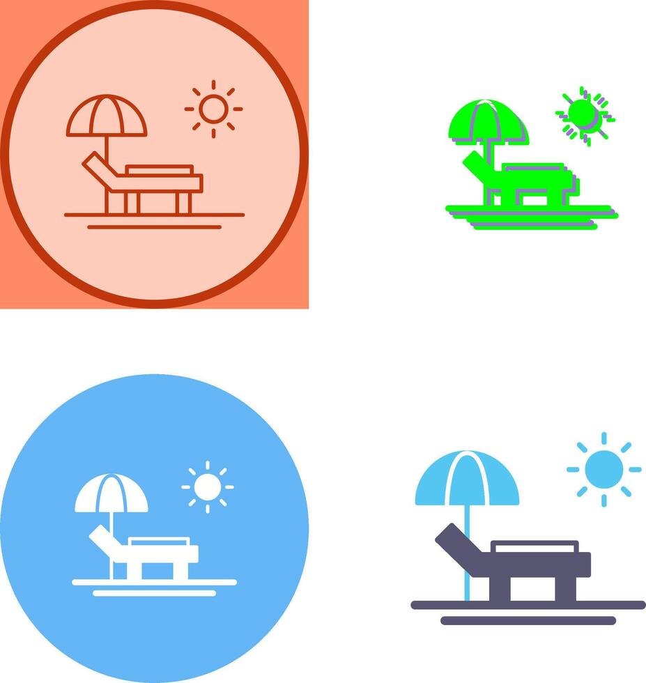 Hammock Icon Design vector