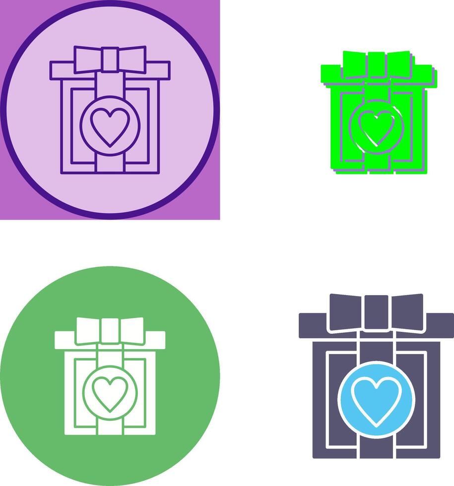 Gift Box Icon Design vector