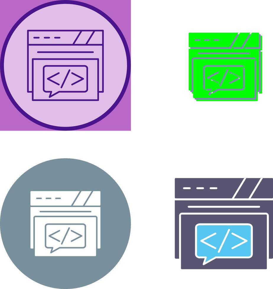 Message Icon Design vector