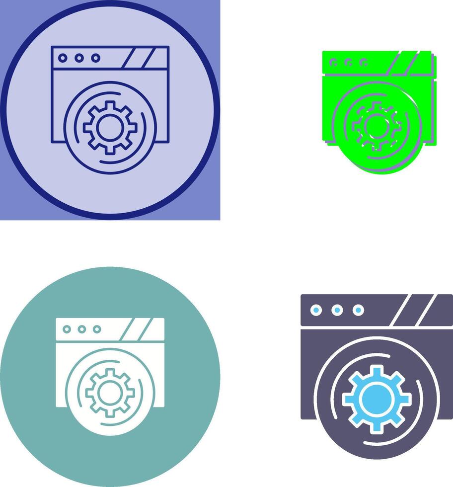 Setting Icon Design vector