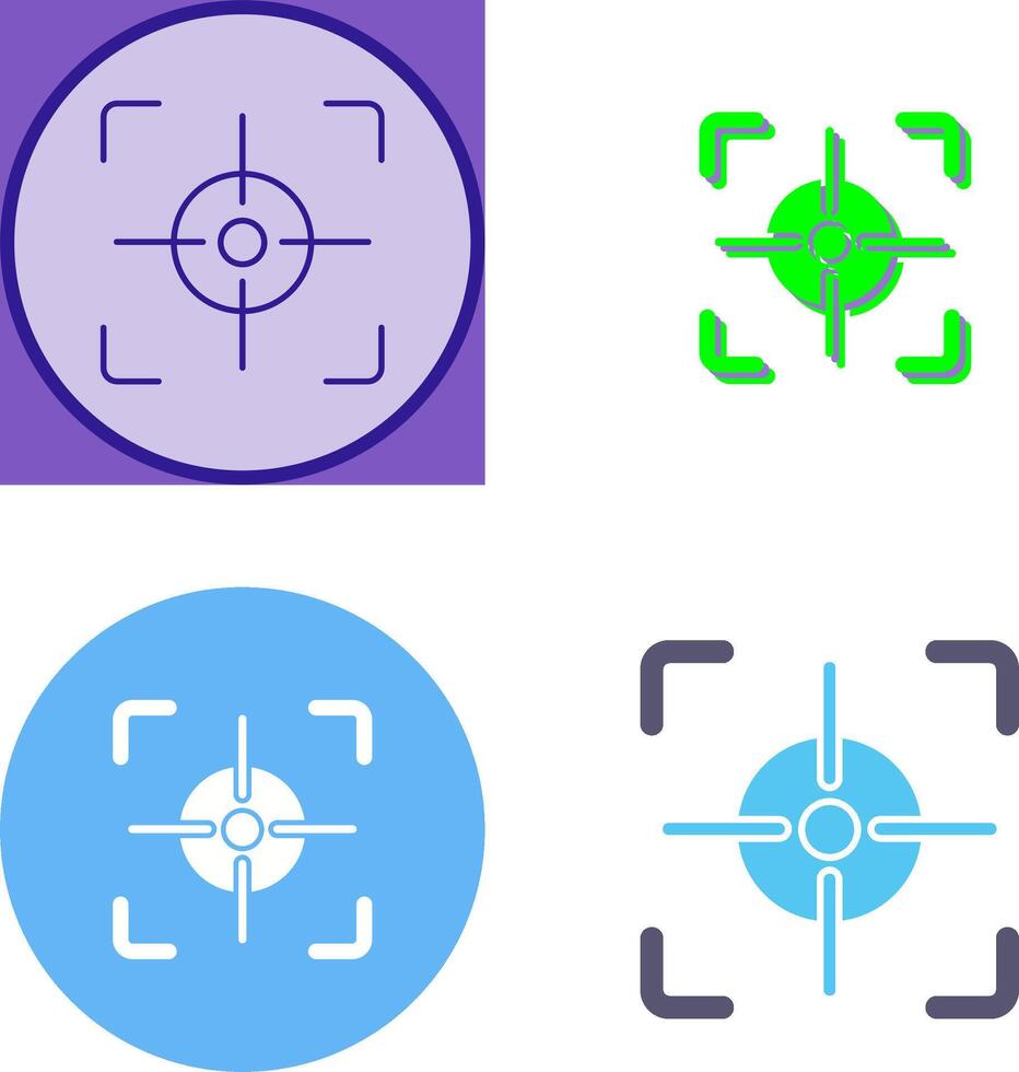Focus Icon Design vector