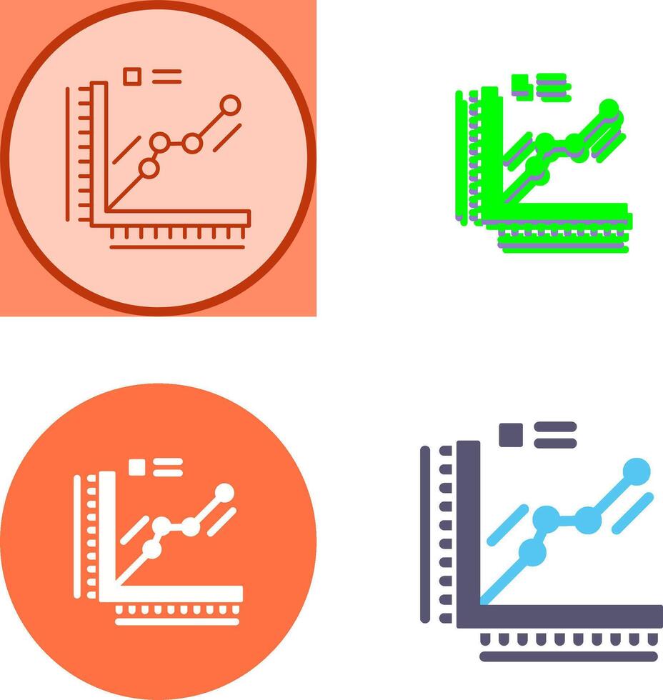 Graph Icon Design vector
